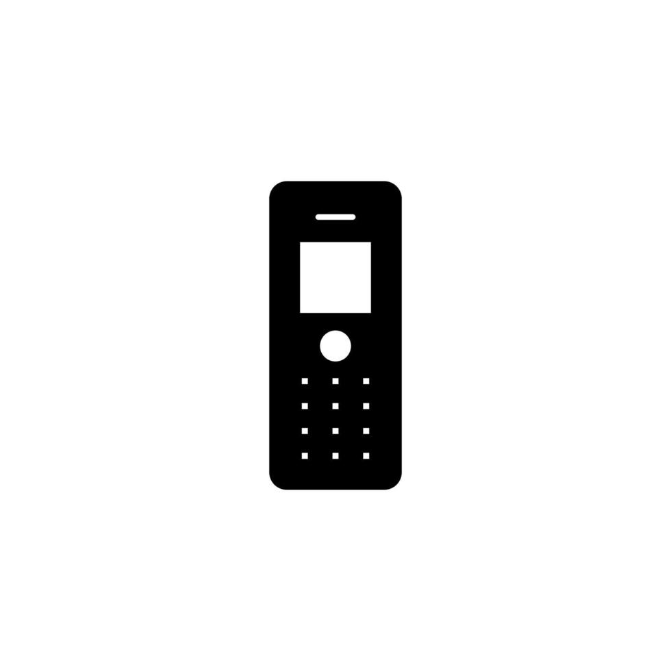 mobiele telefoon silhouet illustratie vector