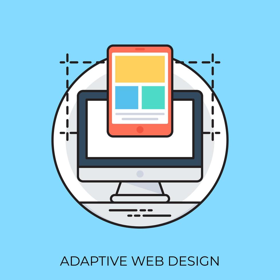 adaptief webdesign vector
