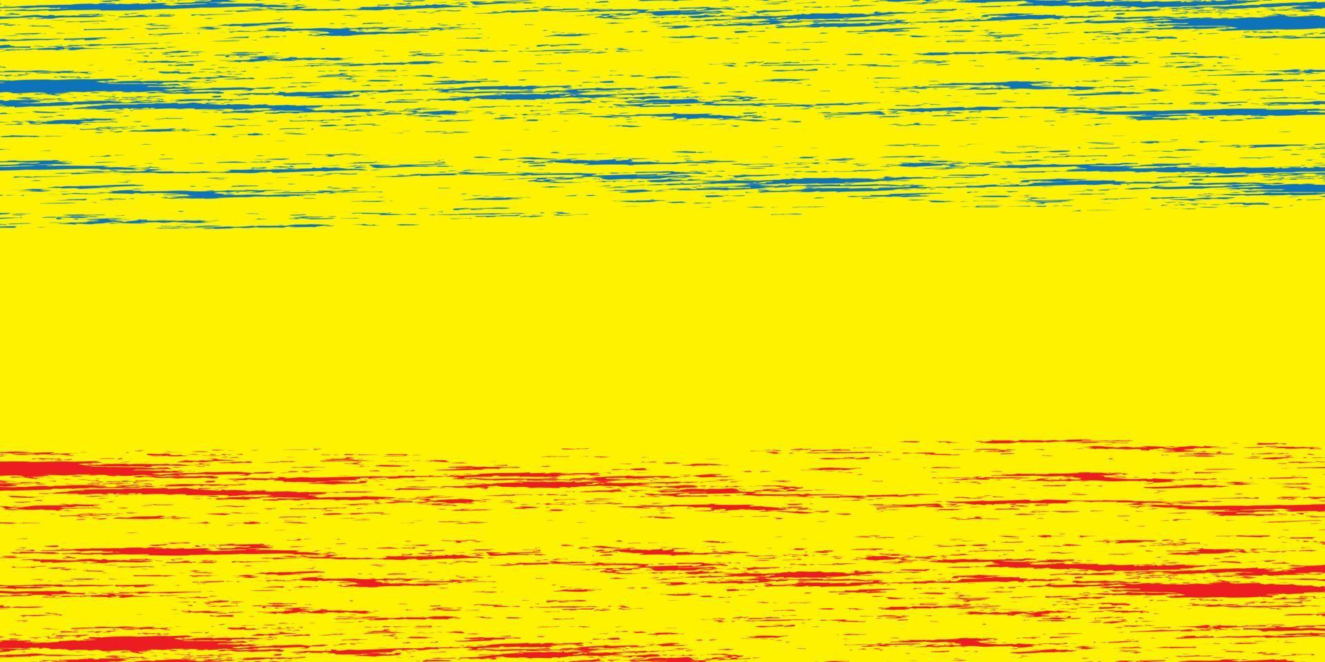 primaire kleurenachtergrond, blauw, rood, en yellow.modern ontwerp kleurrijke kunst met de stijl van de verfborstel. vectorillustratie. vector