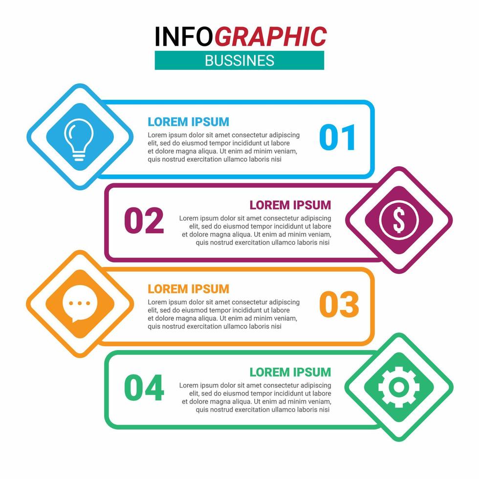 grafisch abstract element, visualisatie van bedrijfsgegevens. proces grafiek. een diagram met stappen, opties, secties of processen. vector zakelijke sjabloon voor presentaties. creatief concept voor infographic