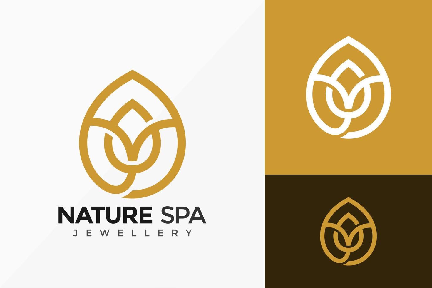 letter s natuur spa logo vector ontwerp. abstract embleem, ontwerpen concept, logo's, logo element voor sjabloon.