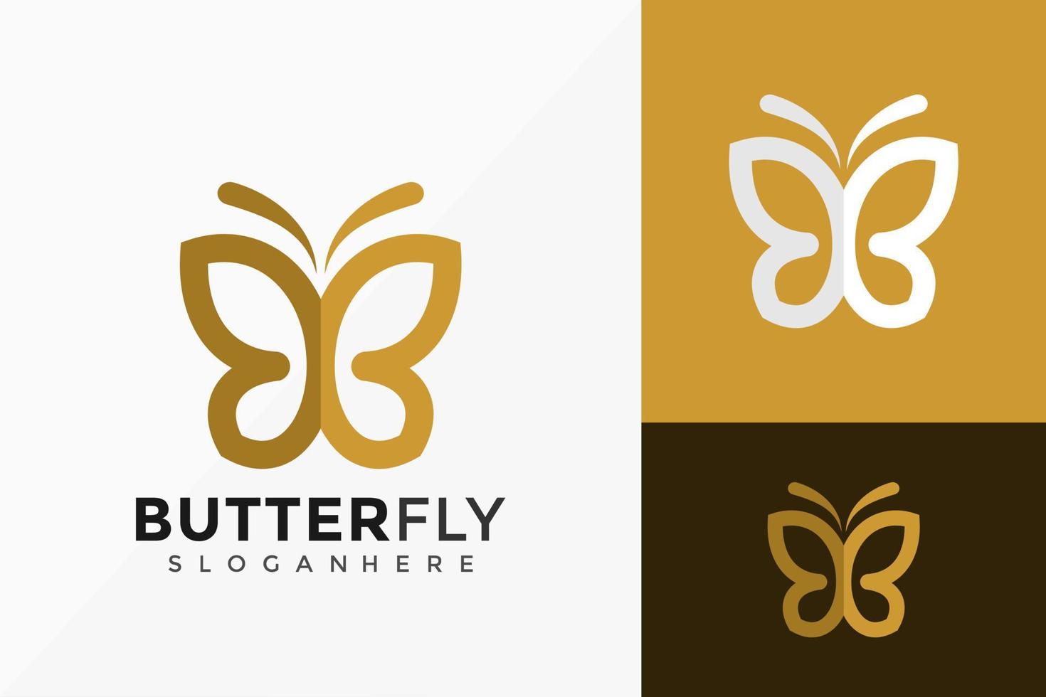letter b vlinder modern logo vector ontwerp. abstract embleem, ontwerpen concept, logo's, logo element voor sjabloon.