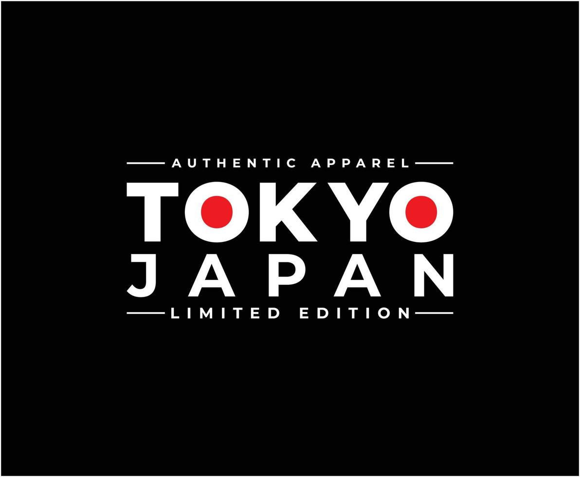 Tokyo Japan typografie vector t-shirt ontwerp