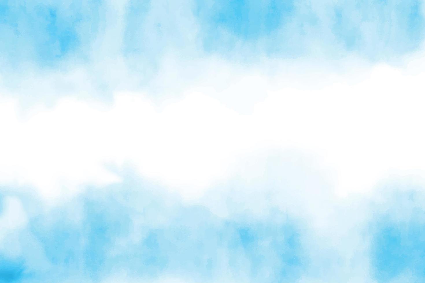 blauwe aquarel splash achtergrond digitaal schilderen vector