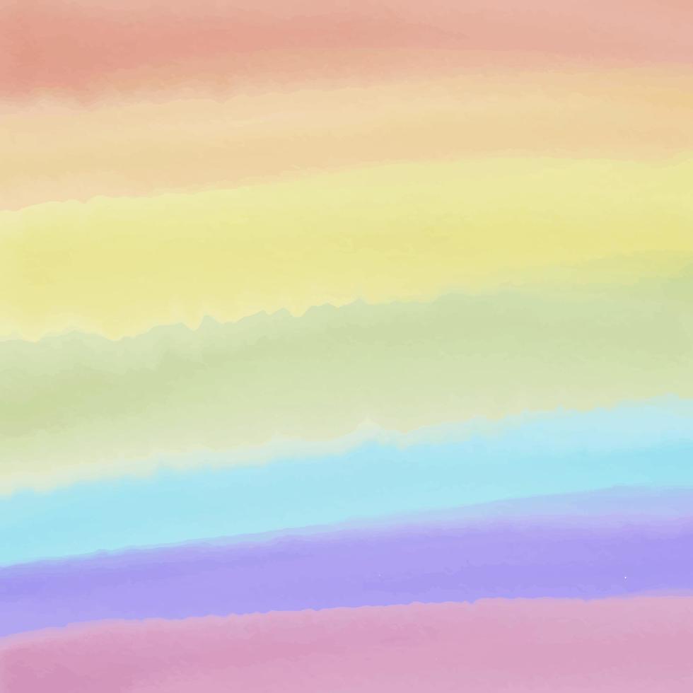 regenboog strepen achtergrond. imitatie aquarel textuur, digitaal. banner, behang poster abstractie vector