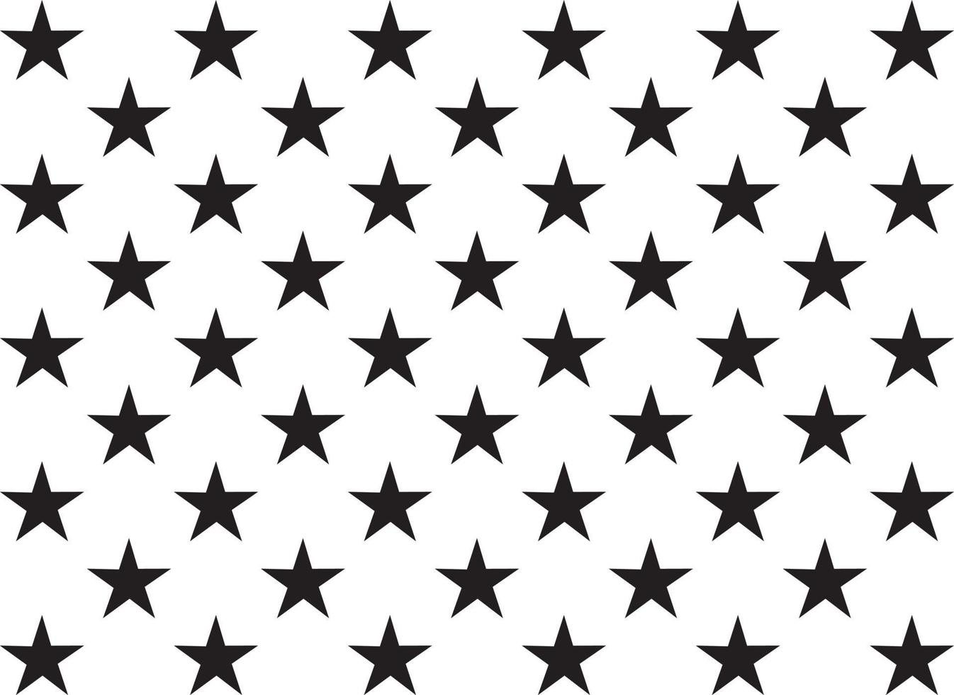 usa sterren vlag in zwart-wit vector