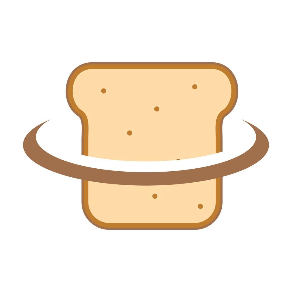 illustratie vectorafbeelding van brood logo. perfect te gebruiken voor technologiebedrijf vector