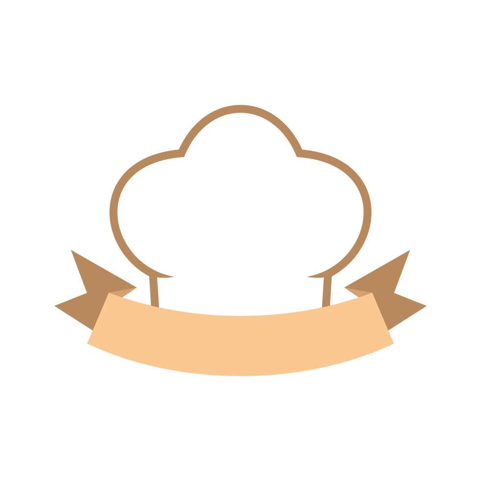 illustratie vectorafbeelding van chef-kok hoed logo. perfect te gebruiken voor technologiebedrijf vector