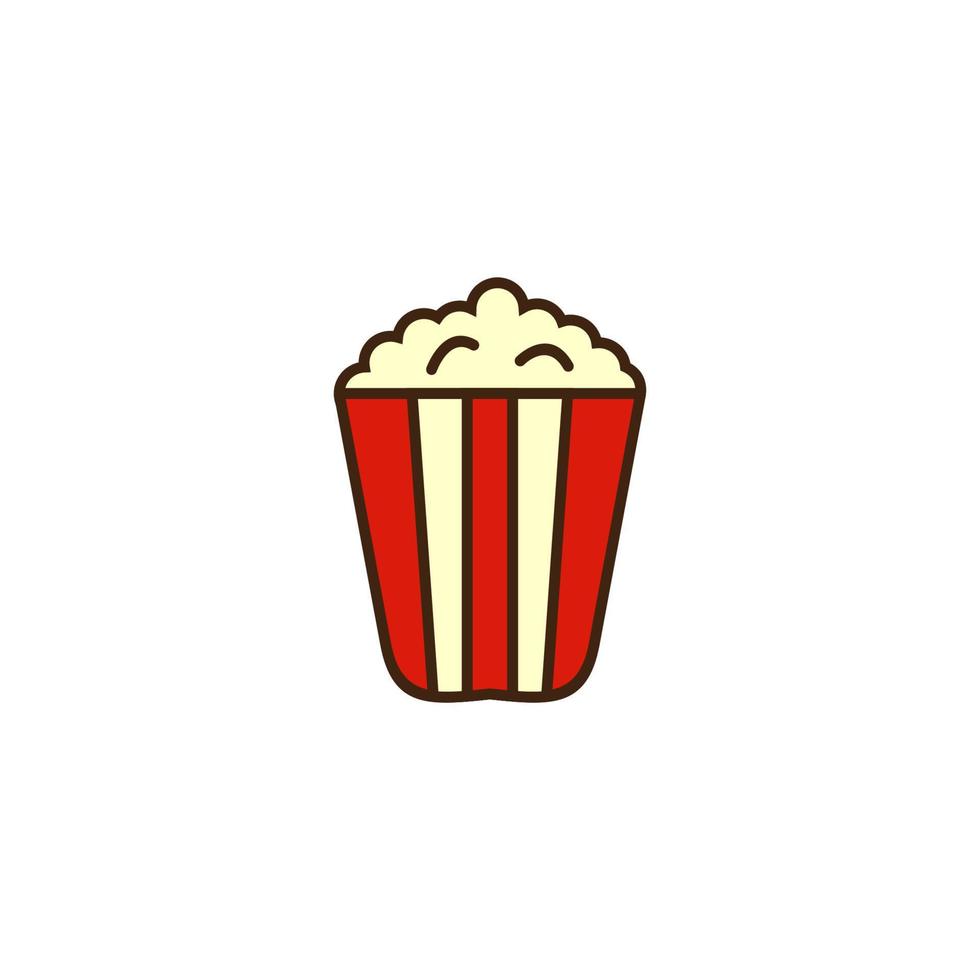 illustratie vectorafbeelding van popcorn logo vector