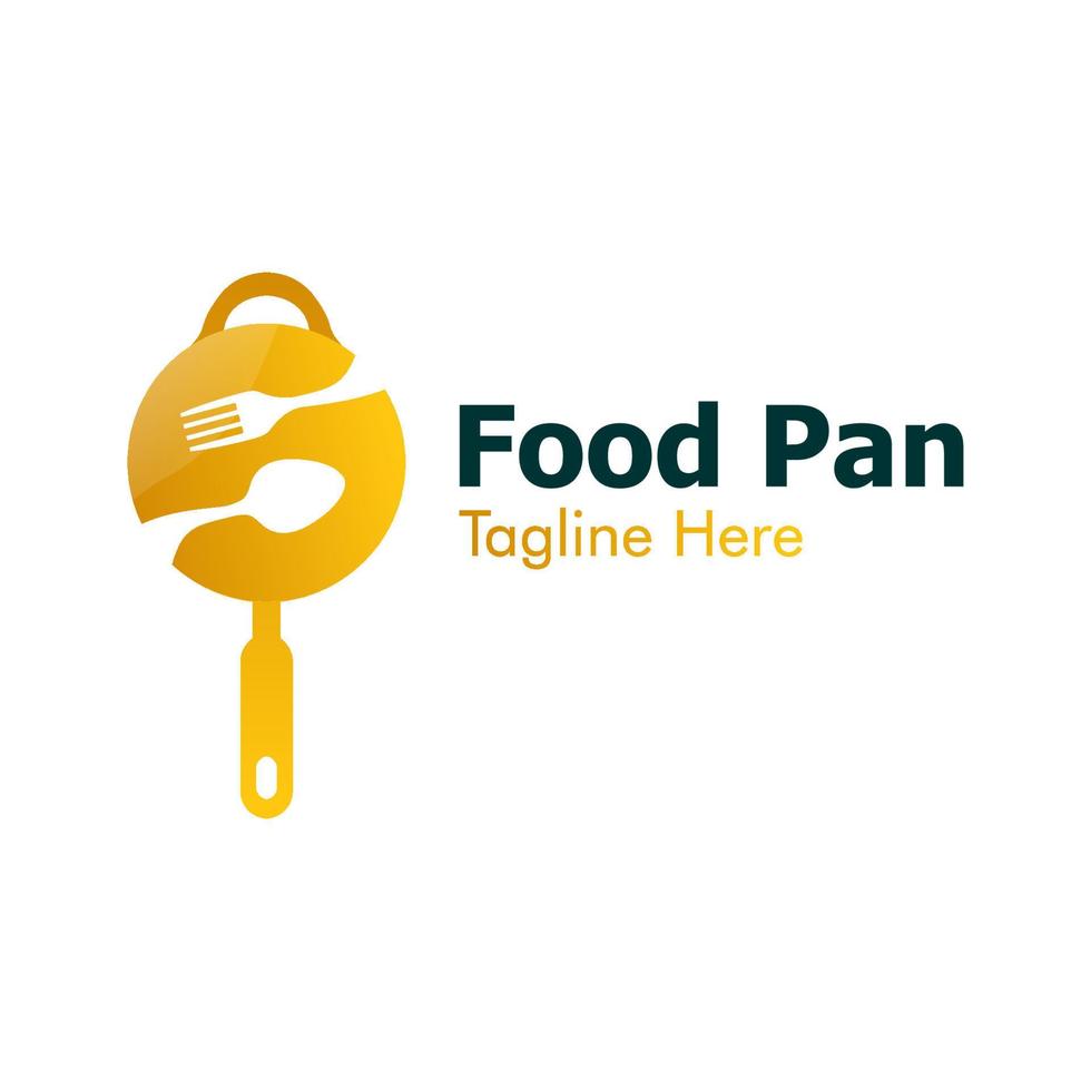 illustratie vectorafbeelding van voedsel pan logo. perfect te gebruiken voor voedingsbedrijf vector