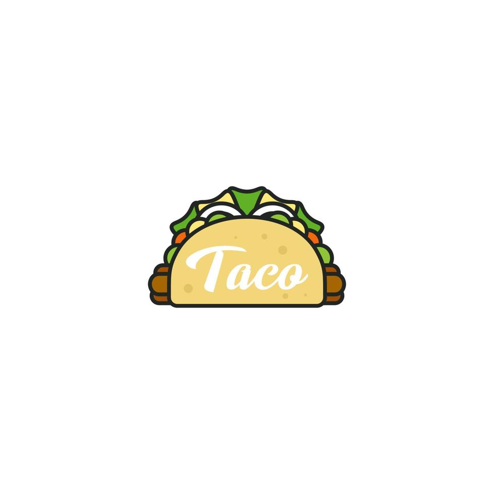 modern taco-logo vector