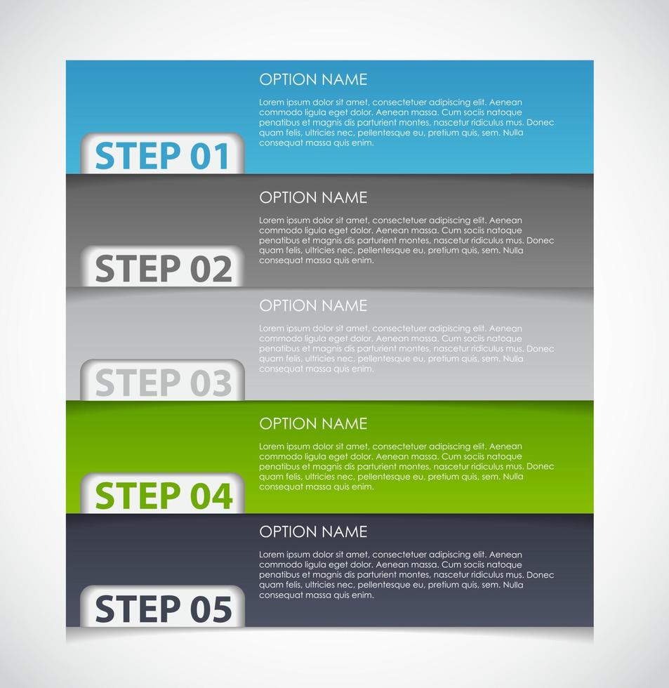 infographic sjablonen voor zakelijke vectorillustratie. eps10 vector