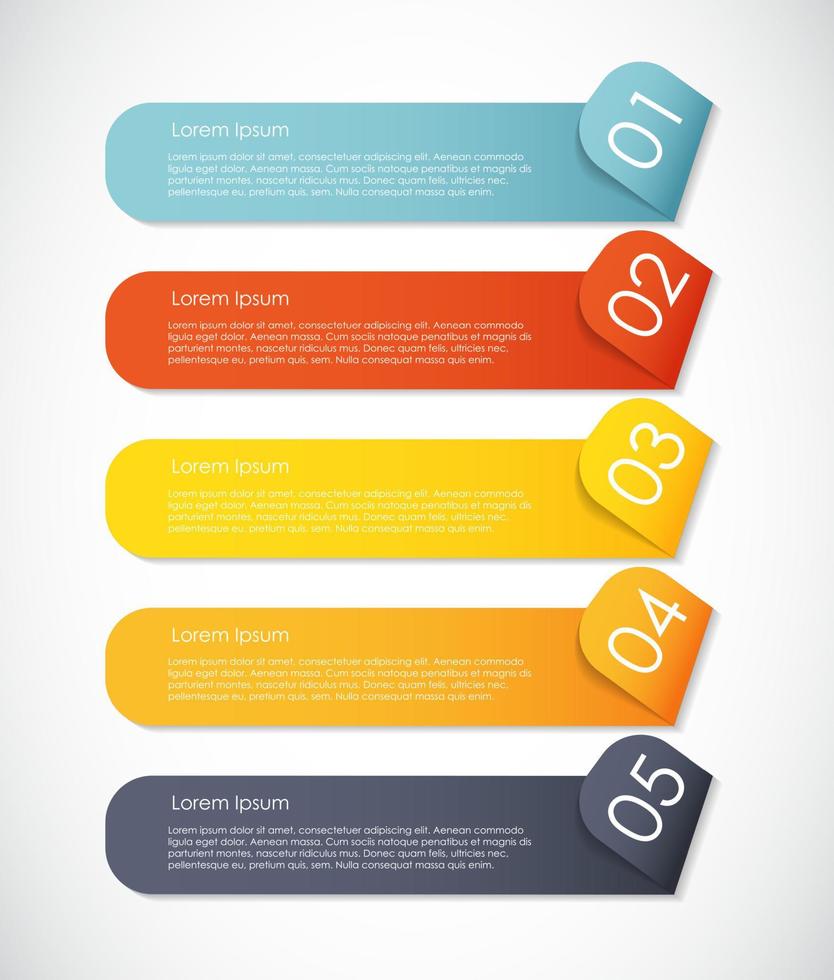 infographic sjablonen voor zakelijke vectorillustratie. eps10 vector