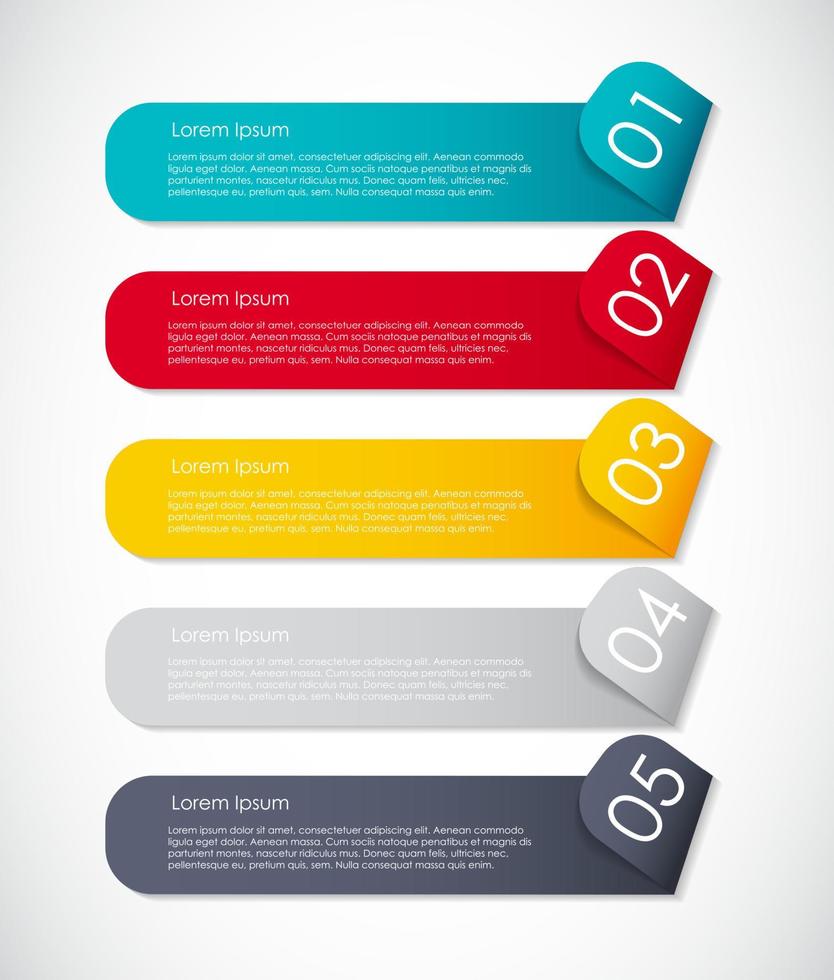 infographic sjablonen voor zakelijke vectorillustratie. eps10 vector