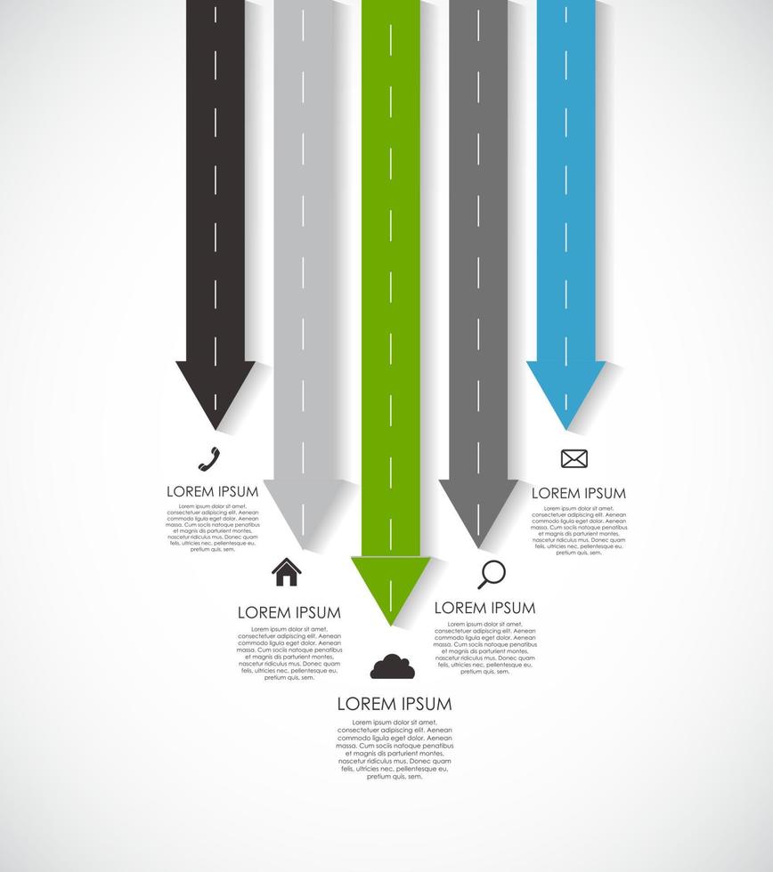 infographic sjablonen voor zakelijke vectorillustratie. eps10 vector