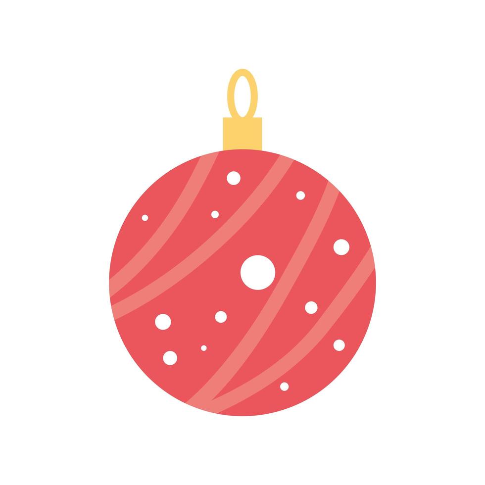 kerstbal ornament vector