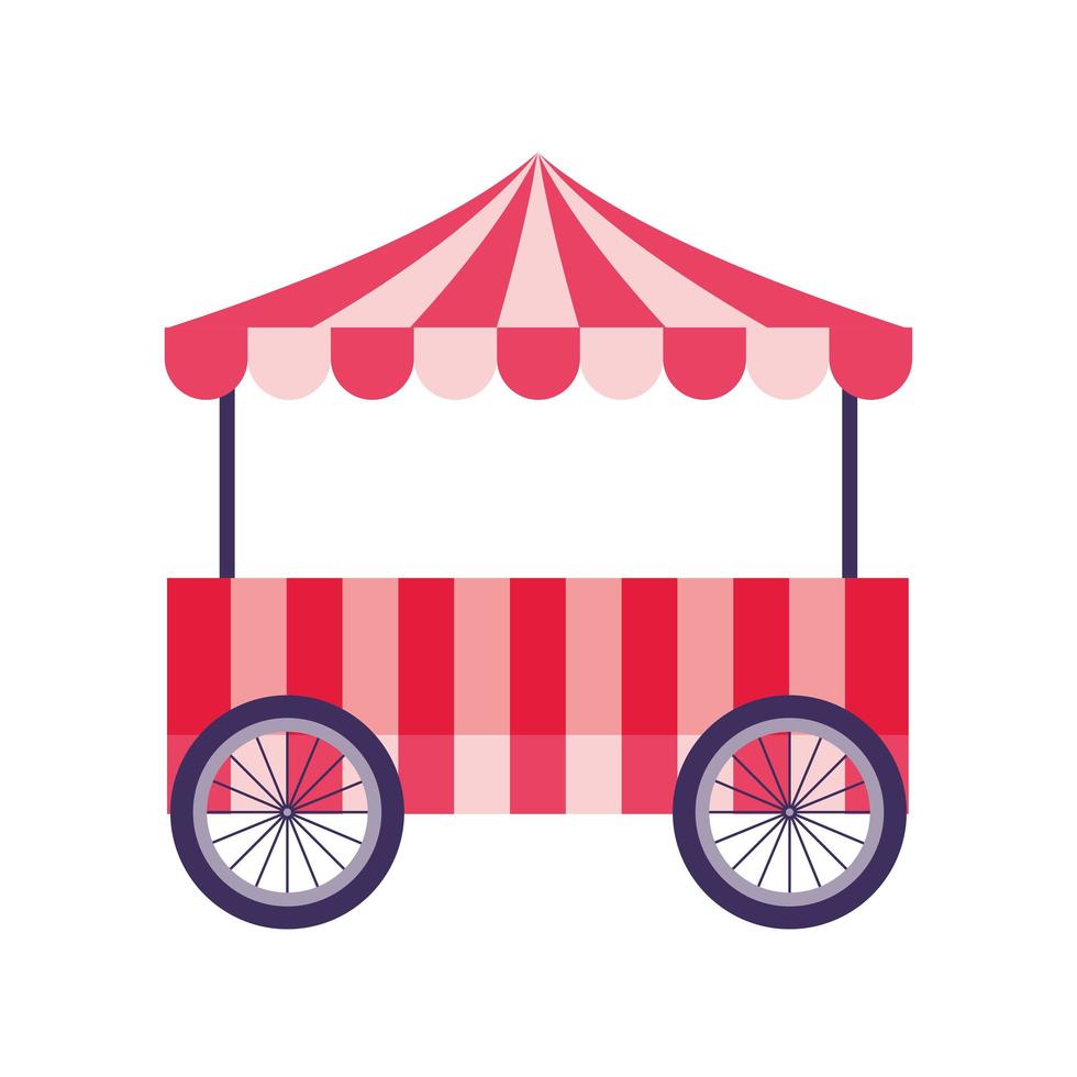 circus kraam eten vector