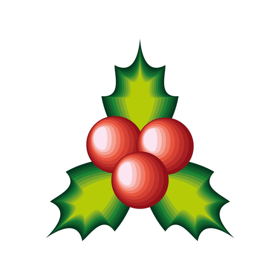 kerst maretak decoratie vector