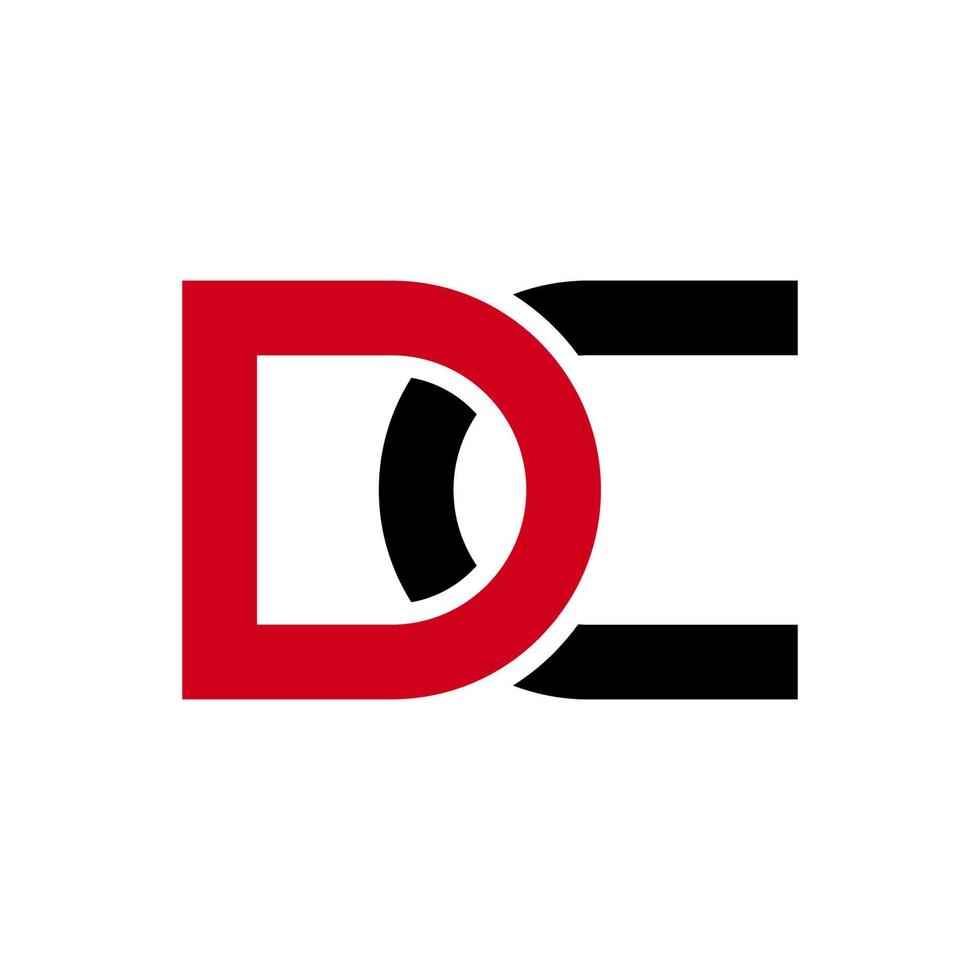 illustratie vectorafbeelding van moderne dc letter logo. perfect te gebruiken voor technologiebedrijf vector