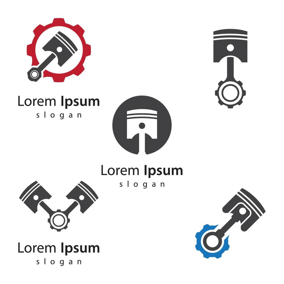 piston logo afbeeldingen vector