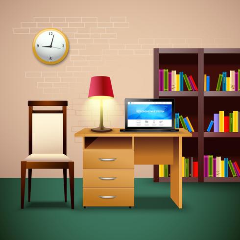 Room ontwerp illustratie vector