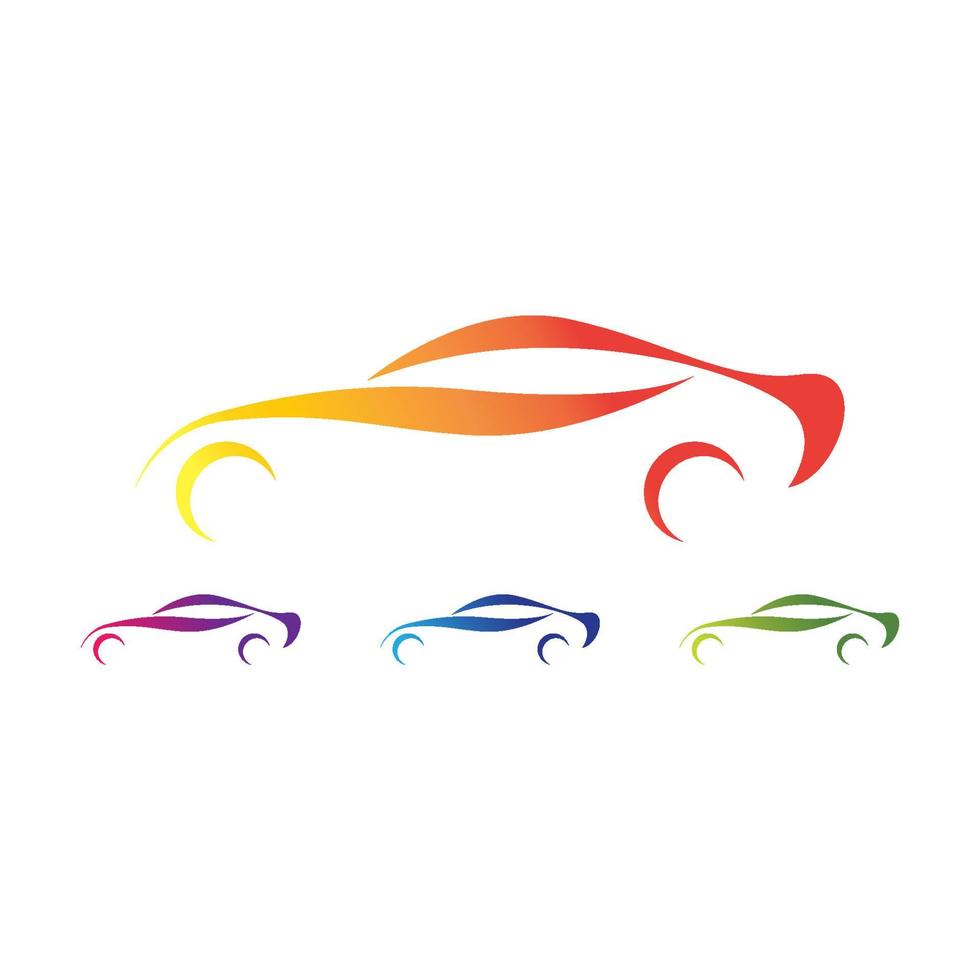 auto logo sjabloon vector icon set