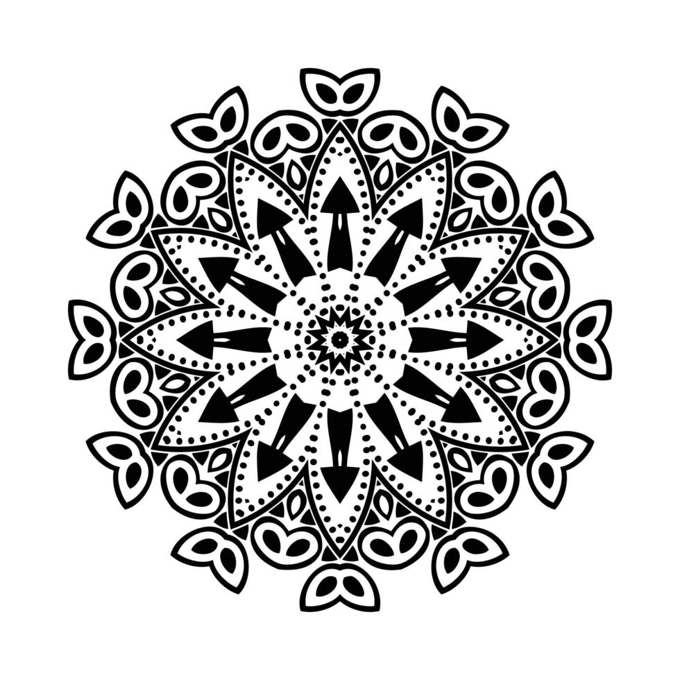 Verkeerd artikel moord mandala kleurboek. Indiase decoratie mandala vector. eenvoudig Arabisch  zwart-wit patroon. decoratie mandala sieraad achtergrond. mandalapatroon  met zwart-wit kleurboek. 4813826 - Download Free Vectors, Vector Bestanden,  Ontwerpen Templates