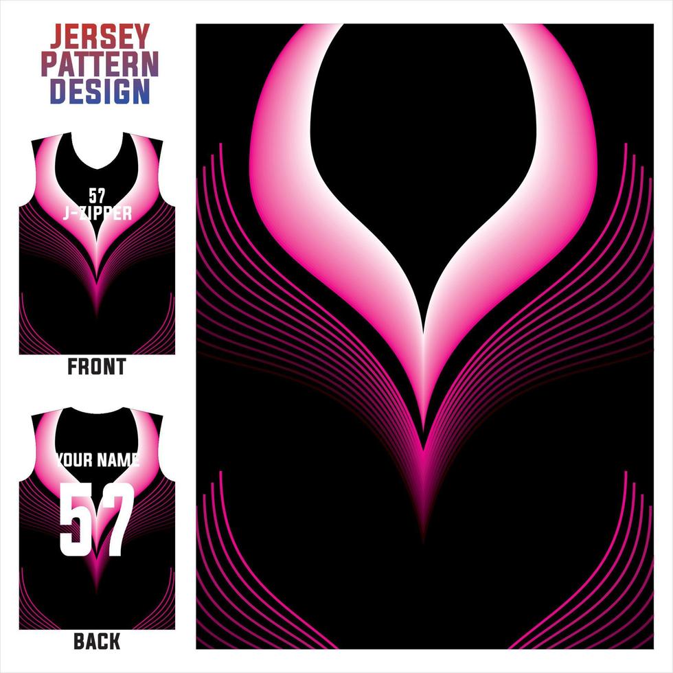 abstract concept vector jersey patroon sjabloon voor afdrukken of sublimatie sport uniformen voetbal volleybal basketbal e-sports fietsen en vissen