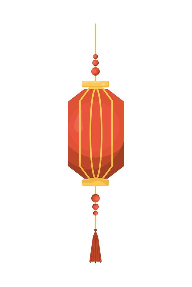 Chinees lampornament vector