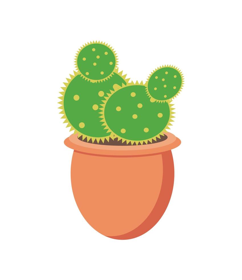 ingemaakte cactusdecoratie vector