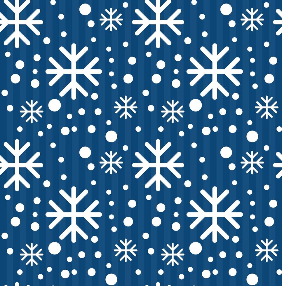 winter sneeuwvlokken decoratie vector