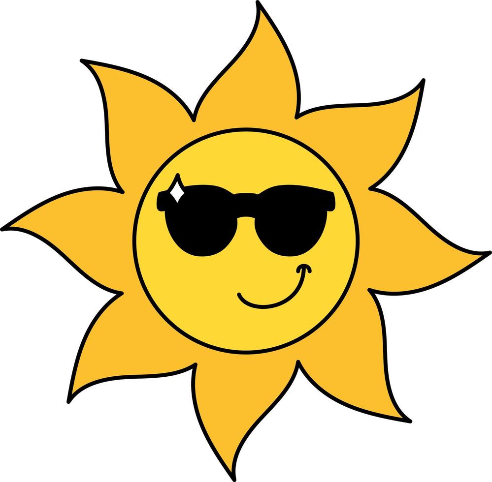 zelfverzekerde zon emoji overzicht illustratie 4818727 Vectorkunst bij Vecteezy