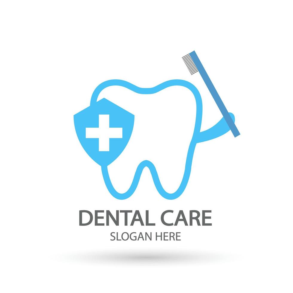 tandheelkundige kliniek logo. tand vector sjabloon, mondverzorging tandheelkundige en kliniek symboolpictogram met moderne designstijl.