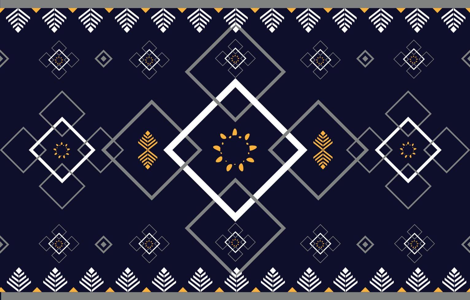 etnisch geometrisch patroon voor achtergrond of tapijt, behang, omslag, batik, inheems patroongordijnenontwerp. vector illustratie