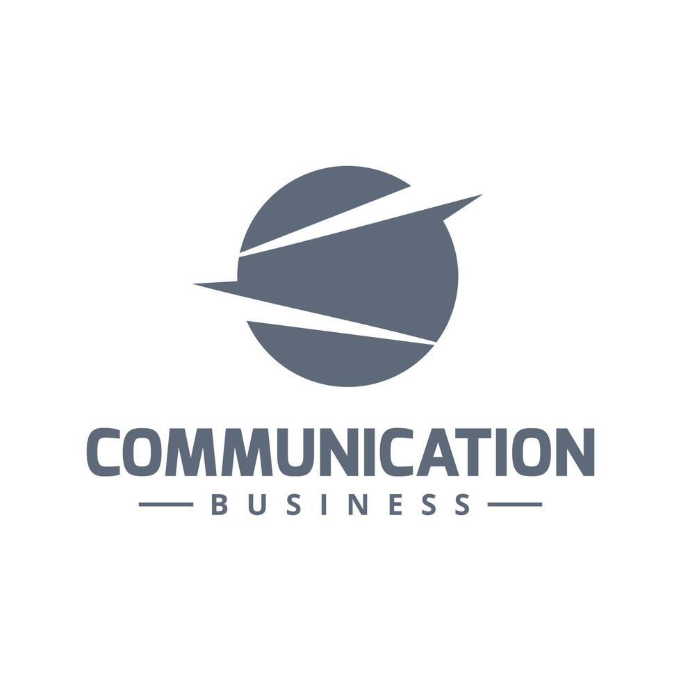 communicatie bedrijfslogo sjabloon voor uw communicatie bedrijfslogo vector