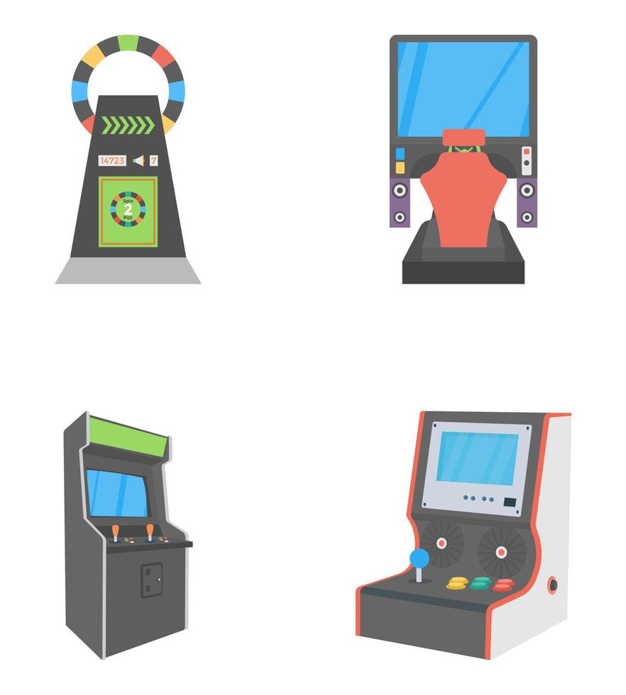 spelmachines concepten vector