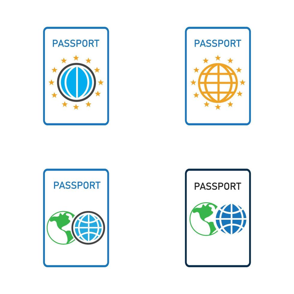 internationaal paspoort vectorpictogram - reizen, instappen, luchthaven, document vectorillustratie vector