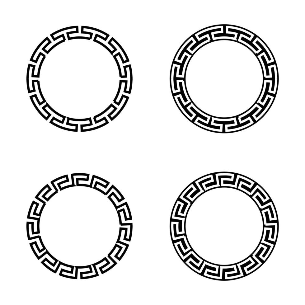 chinese oosterse framerand vector