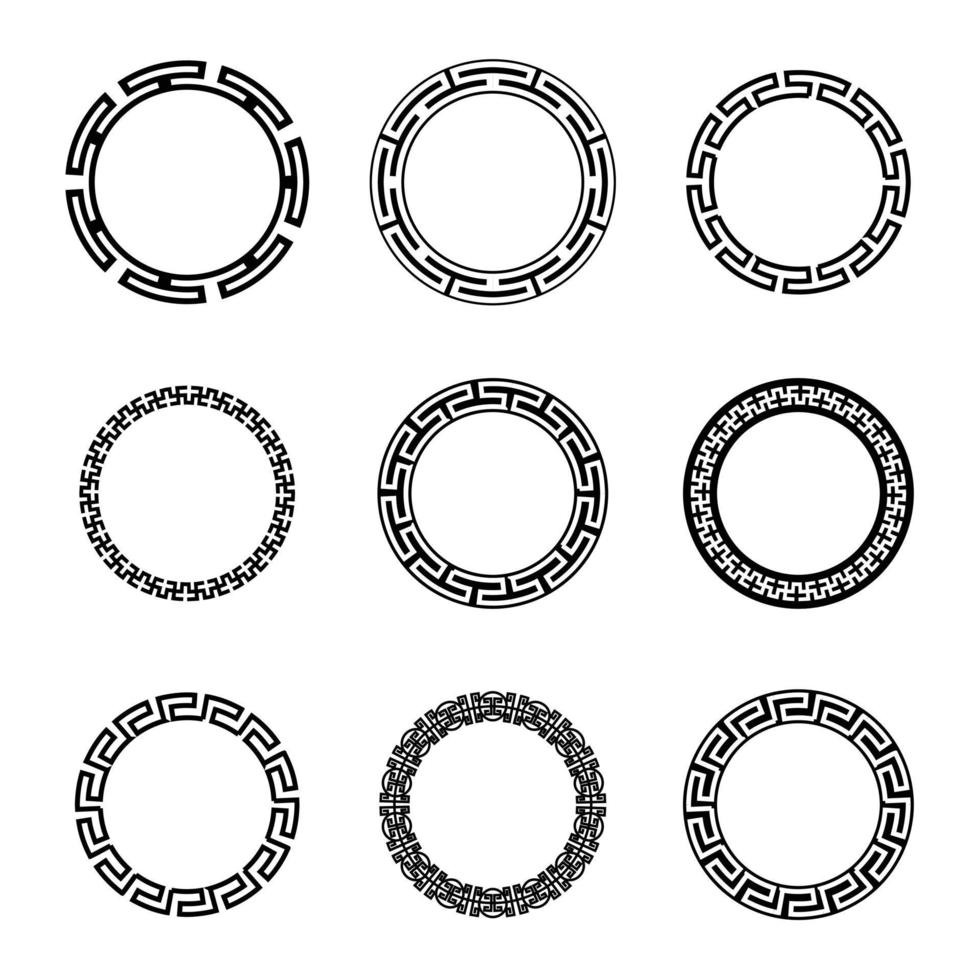 chinese oosterse framerand vector