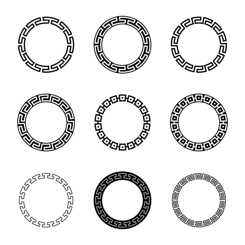 chinese oosterse framerand vector