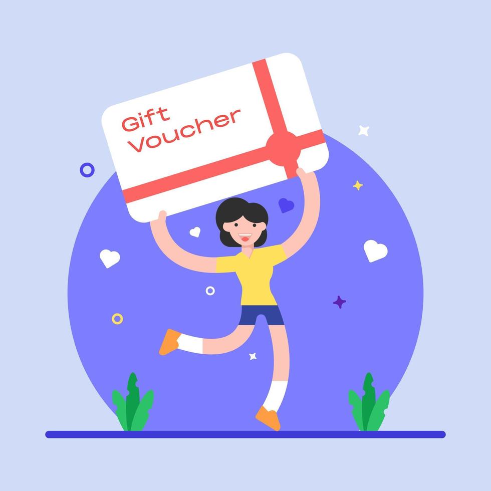 cadeaubon en voucher vector