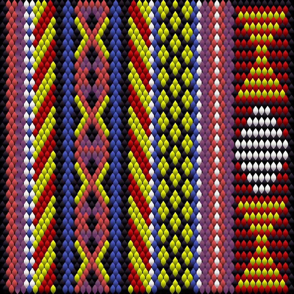 mozaïek etnisch, folk, nationaal, geometrisch voor stof, interieur, keramiek, meubels in de Arabische stijl. vector