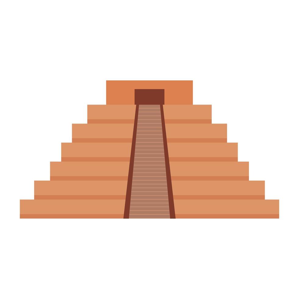 geïsoleerd Mexicaans piramide vectorontwerp vector