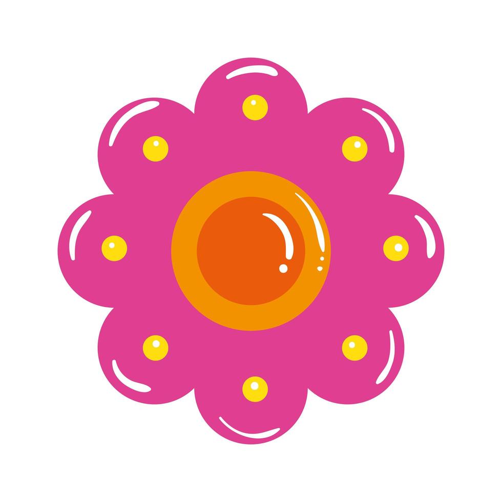 geïsoleerde bloem pictogram vector design