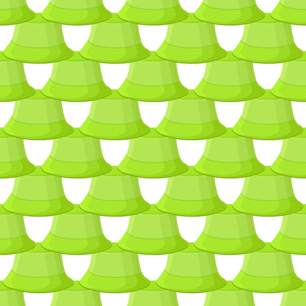 illustratie op thema gekleurde patroon hoeden panama vector
