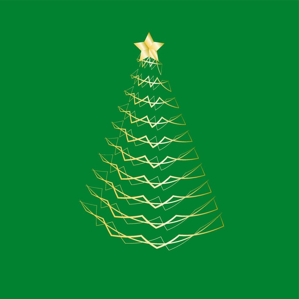 gouden ornament voor de vectorillustratiebeschrijving van de Kerstmisdecoratie vector