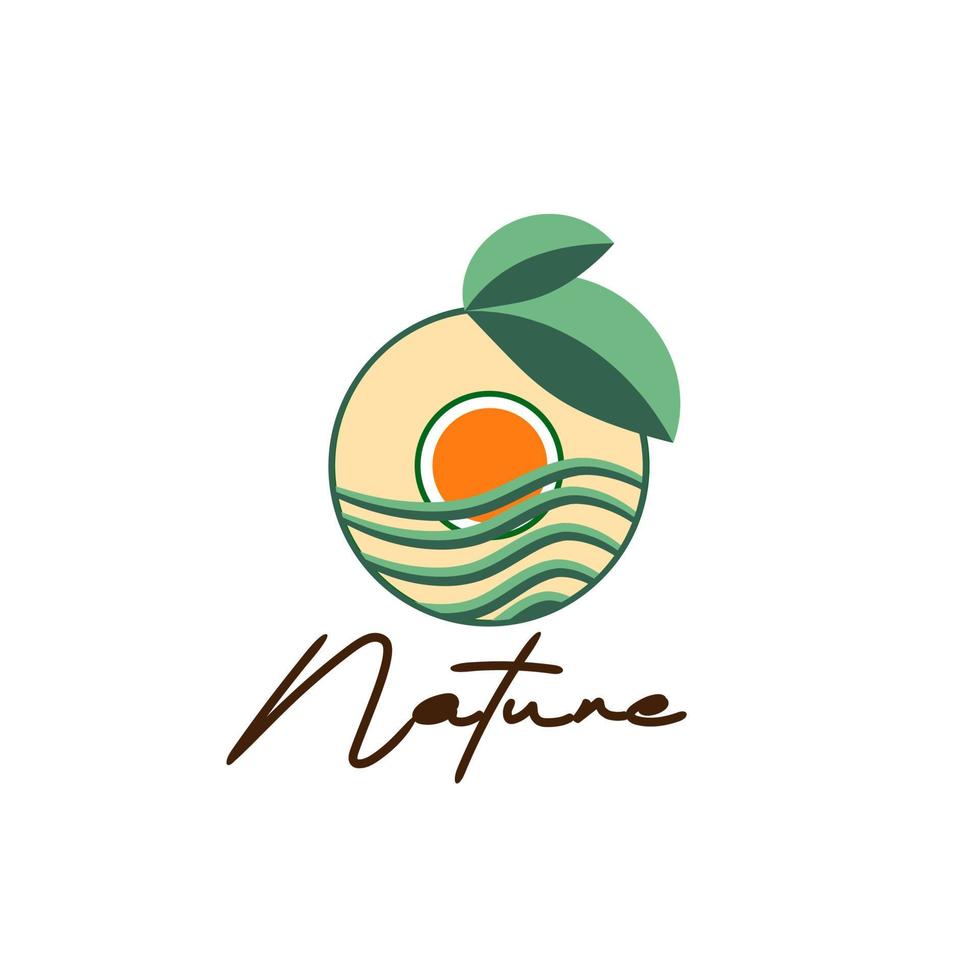 blad natuur logo en symbool voor teken milieu industrie vector