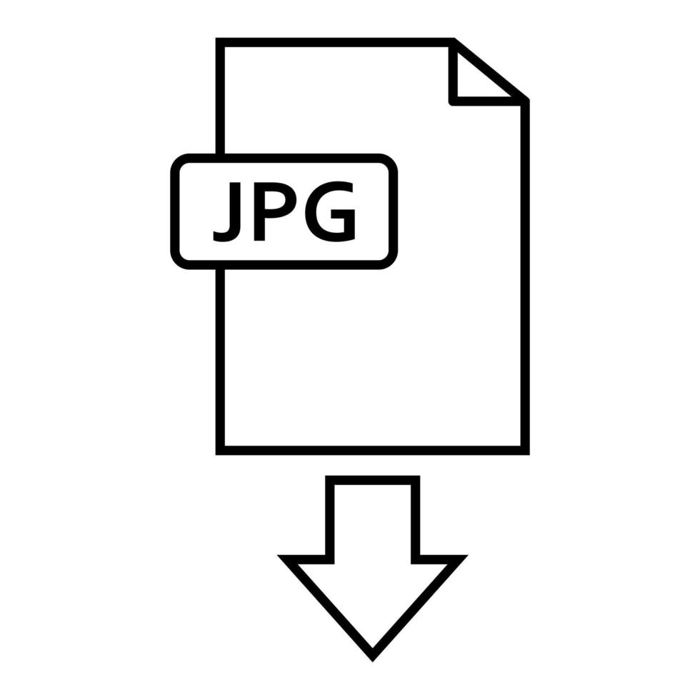 jpg downloaden op witte achtergrond vector