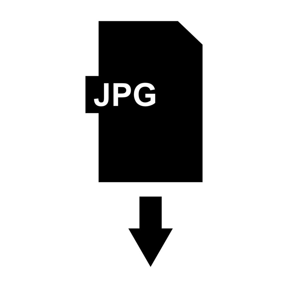 jpg downloaden op witte achtergrond vector