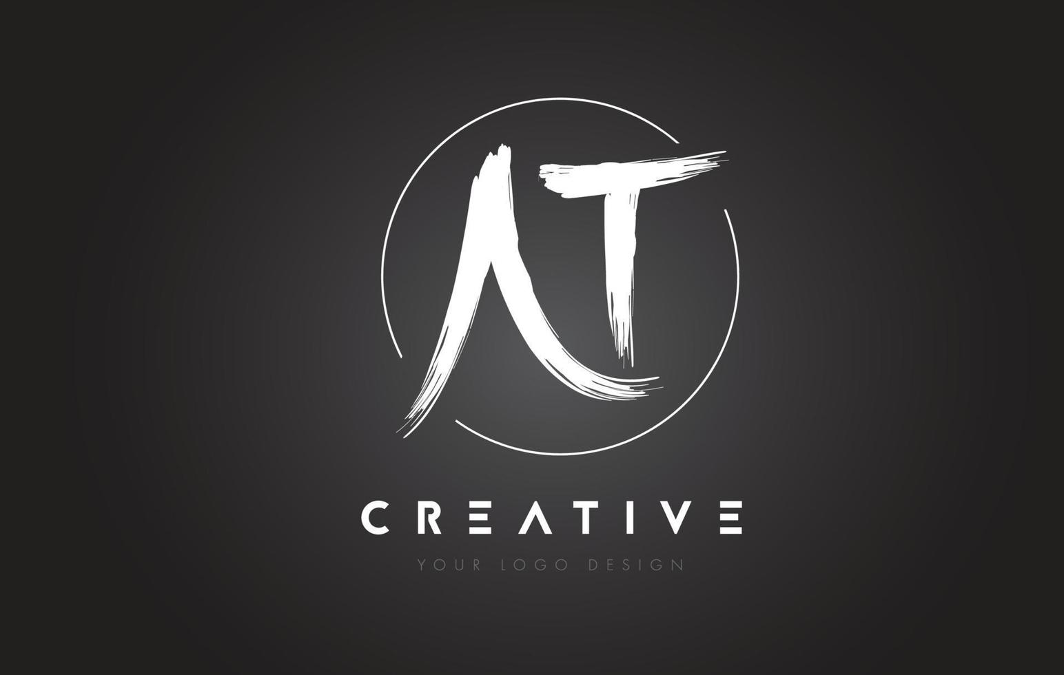 bij brush letter logo-ontwerp. artistieke handgeschreven brieven logo concept. vector